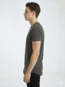 Erkek Oval Kesim (Longline) Basic T-Shirt thumbnail 10