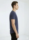Erkek Oval Kesim (Longline) Basic T-Shirt thumbnail 9