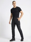 Gamp Erkek Siyah Soft Shell Outdoor Pantalon thumbnail 1