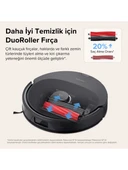 Roborock Q8 Max Siyah Akıllı Robot Süpürge thumbnail 2
