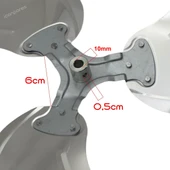 Skytech İle Uyumlu STF-2010 Metal Vantilatör Pervanesi thumbnail 2