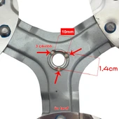 Skytech İle Uyumlu STF-2010 Metal Vantilatör Pervanesi thumbnail 5