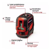 Einhell TC-LL 2 G Çapraz Çizgi Lazer 2270109 thumbnail 2