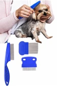 Evcil Hayvan Bit Tarağı Seti Paslanmaz Çelik Bıçaklı 4'lü Set thumbnail 1