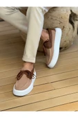 MN2602 - Triko Erkek Ayakkabı TABA thumbnail 3