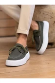 MN2602 - Triko Erkek Ayakkabı HAKI thumbnail 3