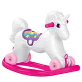 Dolu Unicorn Sallanan Tekerlekli At thumbnail 1
