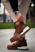 Erkek Taba Bağcıklı Kalın Taban Bot - 057 - GTB Ghost Line thumbnail 3