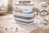 Katlanır Çamaşır Sepeti 38 Lt thumbnail 3