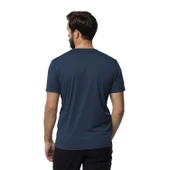 Jack Wolfskin Tech Erkek Tişört - Dark Sea thumbnail 9