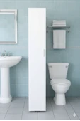 6 Raflı Tek Kapaklı Banyo Mobilyası thumbnail 1