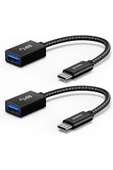 USB C - USB A 3.0 Adaptör OTG Thunderbolt 2'li Paket thumbnail 1