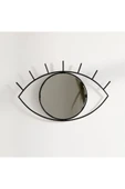 DEKOMODERN Cyclops Siyah Dekoratif Ayna thumbnail 1