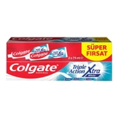 Colgate Triple Action Diş Macunu 2x75ml thumbnail 1
