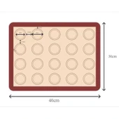 Silikon Makaron Mat 40x30 cm (SMM-43) thumbnail 1