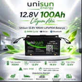 Unisun 12.8V 100A Lityum Akü thumbnail 2