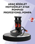 Basınç Saatli Ayak Pompası Bisiklet ve Araç Uyumlu thumbnail 1