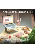 920-012247 Pebble 2 Combo Pembe Kablosuz Klavye Mouse Seti thumbnail 3