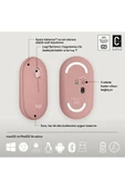 920-012247 Pebble 2 Combo Pembe Kablosuz Klavye Mouse Seti thumbnail 7