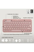 920-012247 Pebble 2 Combo Pembe Kablosuz Klavye Mouse Seti thumbnail 6
