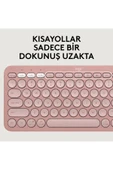 920-012247 Pebble 2 Combo Pembe Kablosuz Klavye Mouse Seti thumbnail 5