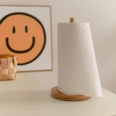 Paçi Bambu 12 cm Yuvarlak Havlu Peçetelik thumbnail 3
