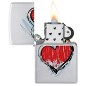 Zippo Heart Dizayn Çakmak thumbnail 3