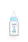 Doğal Cam Biberon 125 ml Mavi thumbnail 2