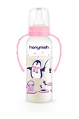 433 Kulplu Pp Biberon (240 ML) Pembe thumbnail 1