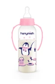 433 Kulplu Pp Biberon (240 ML) Pembe thumbnail 3
