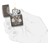 Zippo Fancy Skull Dizayn Çakmak thumbnail 4
