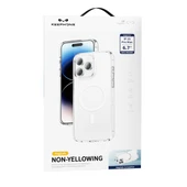 Keephone iPhone 14 Pro Max Non Yellow Şeffaf Magsafe Kılıf - Şeffaf thumbnail 4