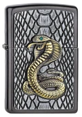 Zippo Cobra Emblem Dizayn Çakmak thumbnail 1