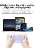 corcishop Technopc Ultrapad Ruby W10 10.1 Kılıf Universal Standlı + Bluetooth Klavye Mouse Set +  Kalem thumbnail 5