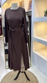 Misswhence İkili Elbise kahve 39806 thumbnail 5