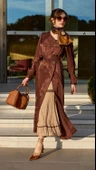 Misswhence İkili Elbise kahve 39806 thumbnail 2