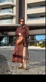 Misswhence İkili Elbise kahve 39806 thumbnail 3