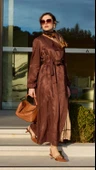 Misswhence İkili Elbise kahve 39806 thumbnail 1