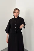 Siyah Askılı Elbise Ve Gömlek thumbnail 4