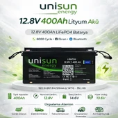 Unisun 12.8V 400A Lityum Akü thumbnail 2