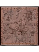Bosphorus Çift Taraflı Tivil Ipek Eşarp 8812712-912 thumbnail 7