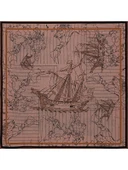 Bosphorus Çift Taraflı Tivil Ipek Eşarp 8812712-912 thumbnail 5