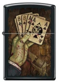 Zippo Dead Man's Hand Dizayn Çakmak thumbnail 1