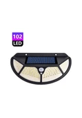 Fonksiyonel Sensörlü 102 Ledli Solar Bahçe Lambası thumbnail 4