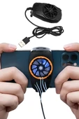 Telefonu Soğutma Fanı Radyatör Mobil Cihazlara Uyumlu Soğutucu thumbnail 2