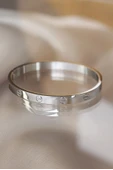 316L Çelik Silver Renk Bilezik thumbnail 1