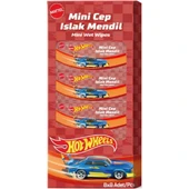 Hot Wheels Islak Mini Cep Mendili 8'li thumbnail 2