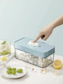 Pinmoo Funny Bear Tek Katlı Buzluk Mavi thumbnail 3