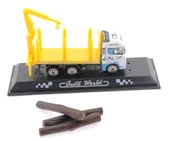 Die Cast Mini Sarı Kütük Kamyonu thumbnail 4
