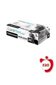 COREMED siyah nitril eldiven (M) koli 20 paket thumbnail 4